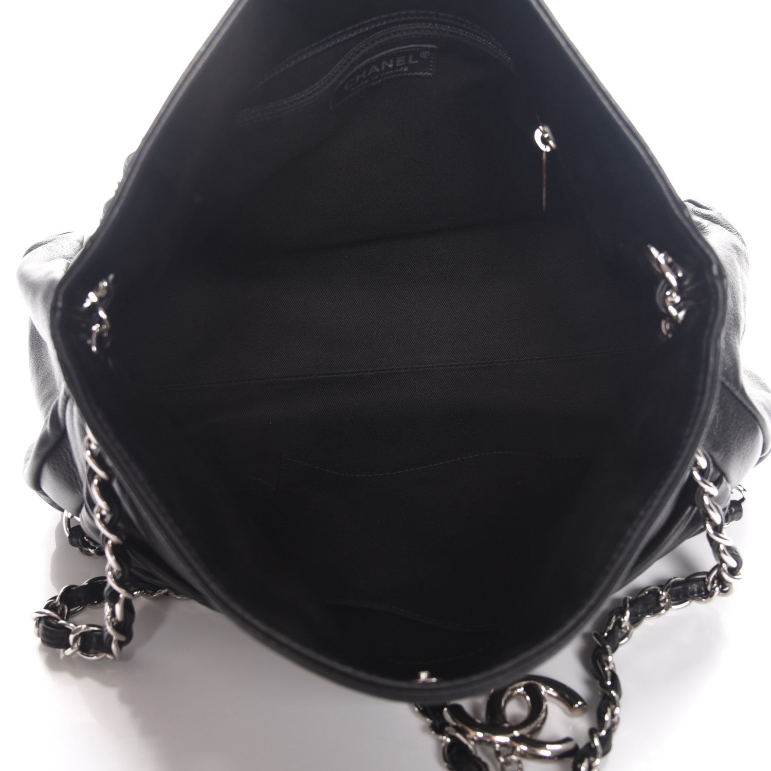 Chanel Lambskin Large Sharpei Shoulder Bag Black 5 of 7