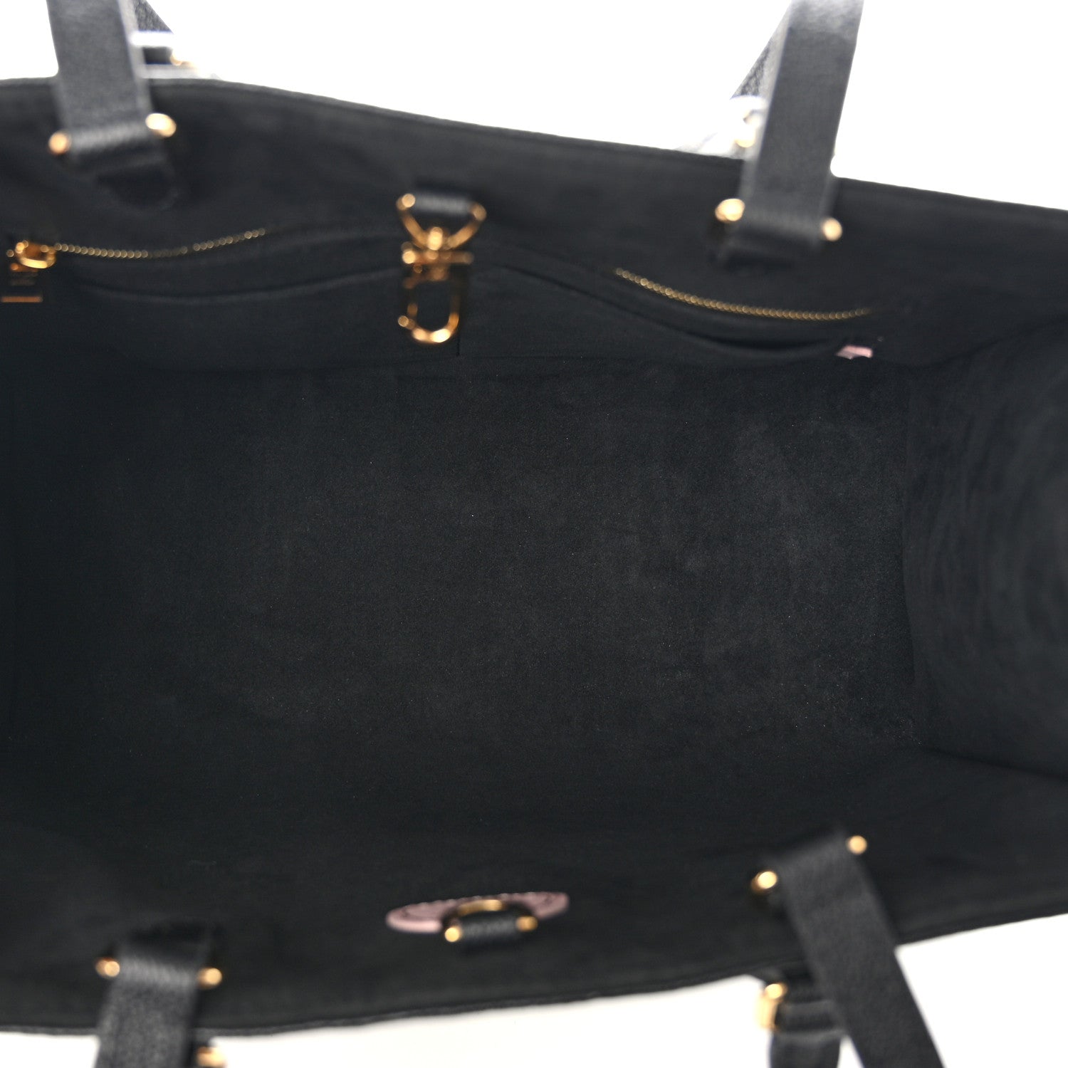 Louis Vuitton LV X YK Empreinte Inlaid Kusama Flowers Onthego MM Black 5 of 10