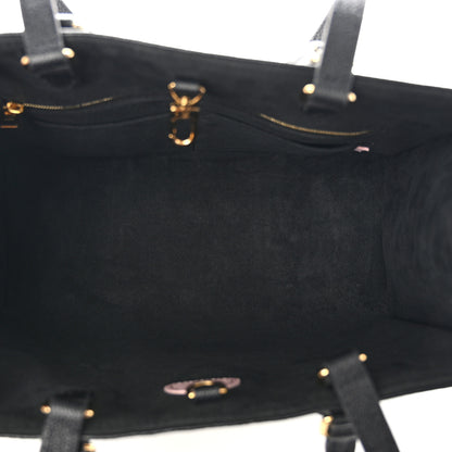 Louis Vuitton LV X YK Empreinte Inlaid Kusama Flowers Onthego MM Black 5 of 10