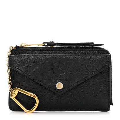 Louis Vuitton Empreinte Recto Verso Card Holder Black 1 of 8