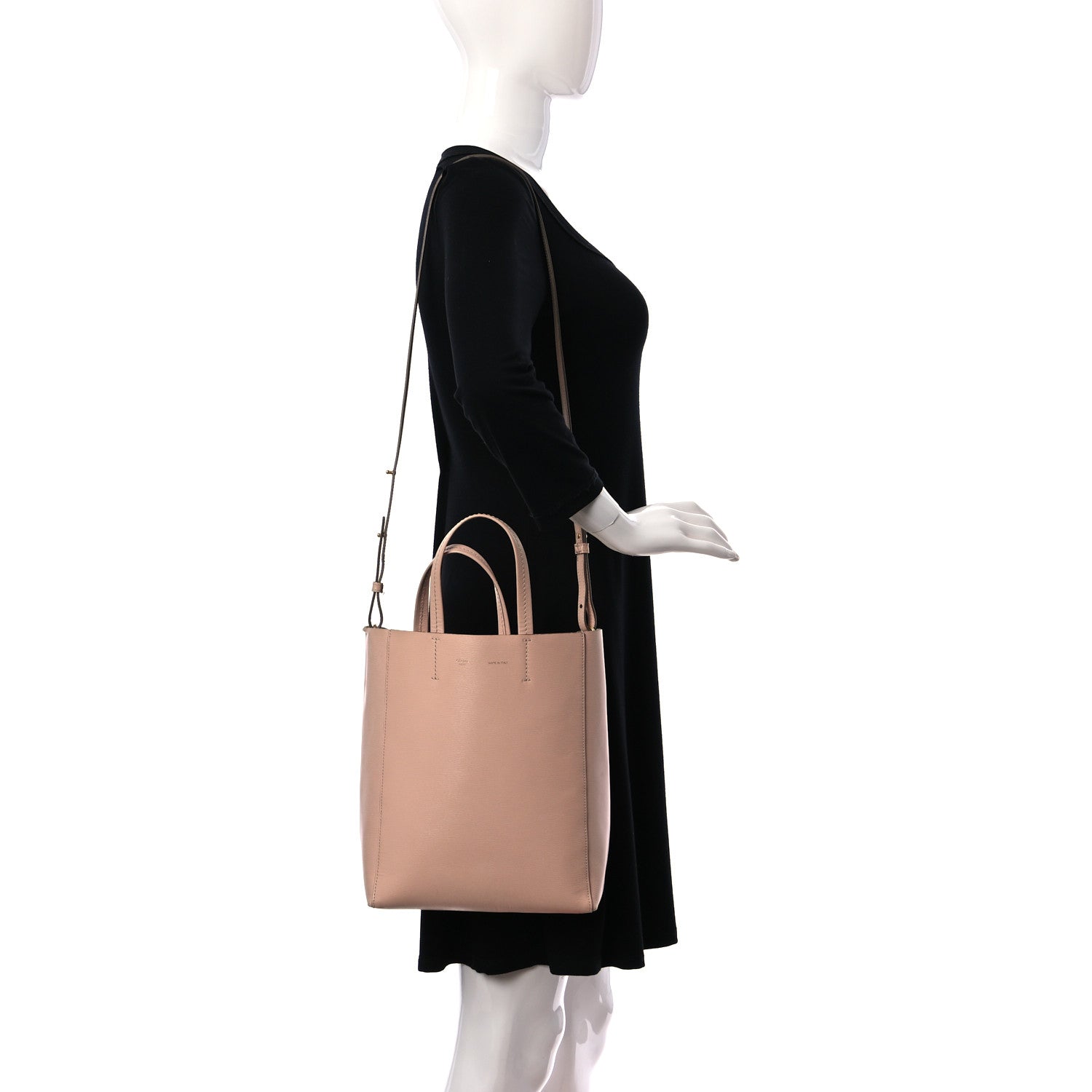 Celine Grained Calfskin Small Horizontal Cabas Phantom Blush 2 of 8