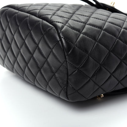 Chanel Lambskin Quilted Small Urban Spirit Backpack Black 6 of 8