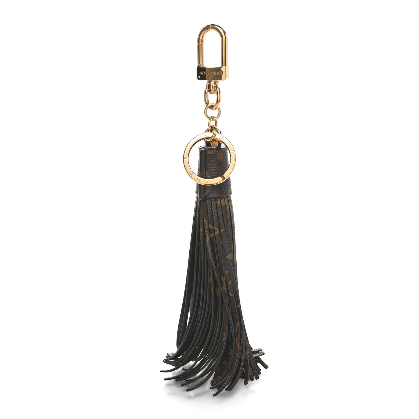 Monogram Tassel Bag Charm