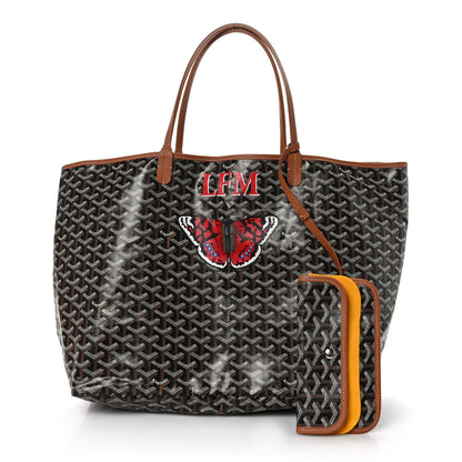Goyard Goyardine Saint Louis GM Black Gold 3 of 11