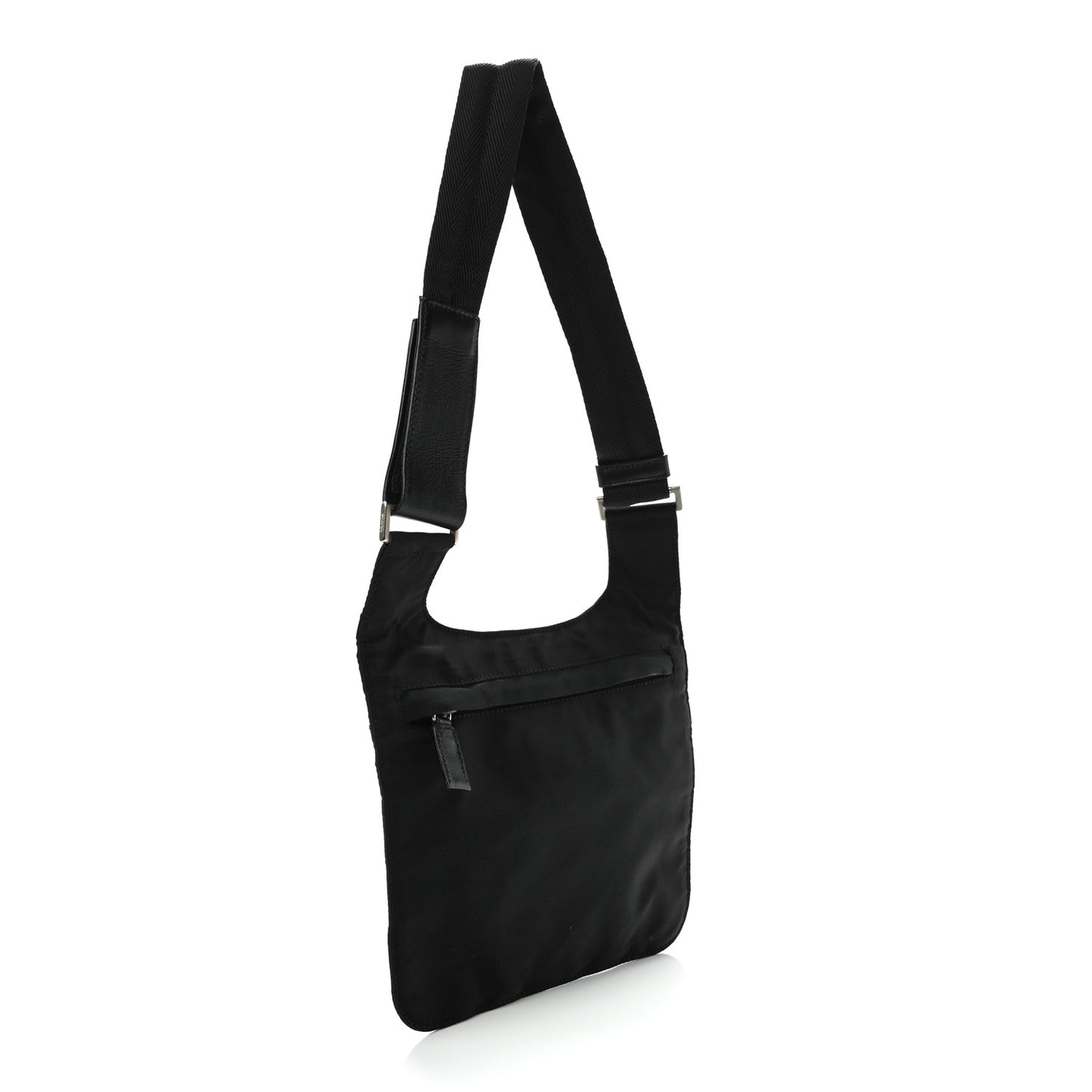Tessuto Nylon Sport Shoulder Bag Black