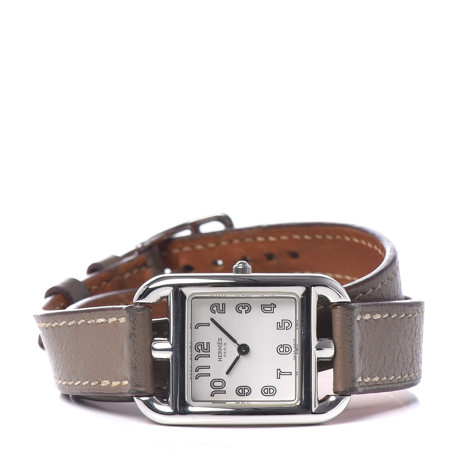 Stainless Steel Swift 23mm Cape Cod Double Tour Quartz Watch Etoupe