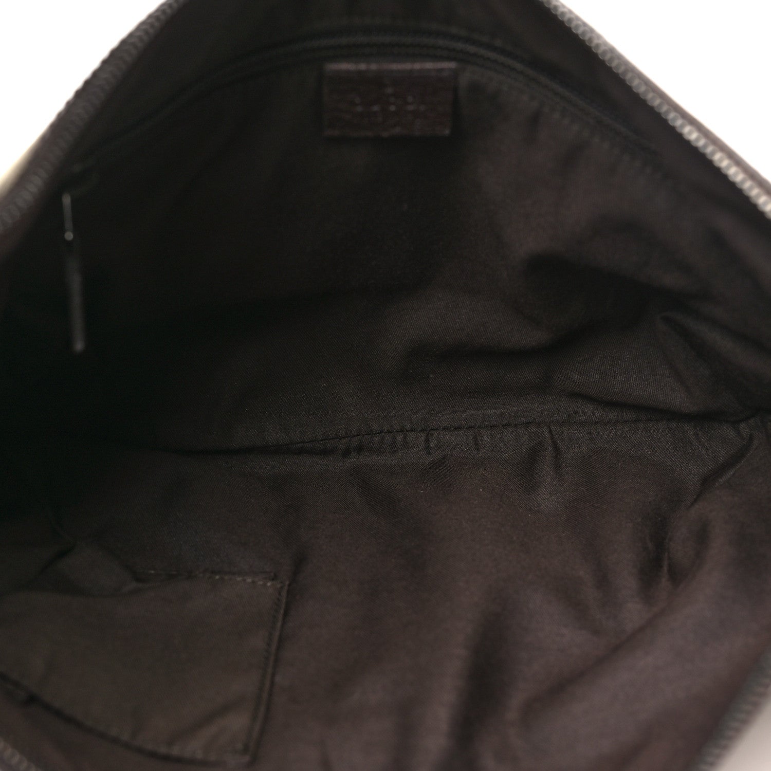 Gucci Monogram Web Medium Half Moon Hobo Dark Brown 5 of 11