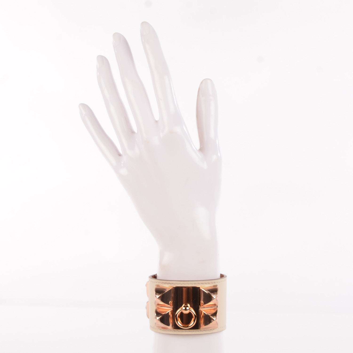 Hermes Swift Collier de Chien CDC Bracelet S Craie 2 of 6