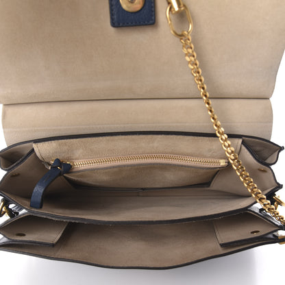 Chloe Calfskin Medium Faye Shoulder Bag Denim Blue 6 of 10