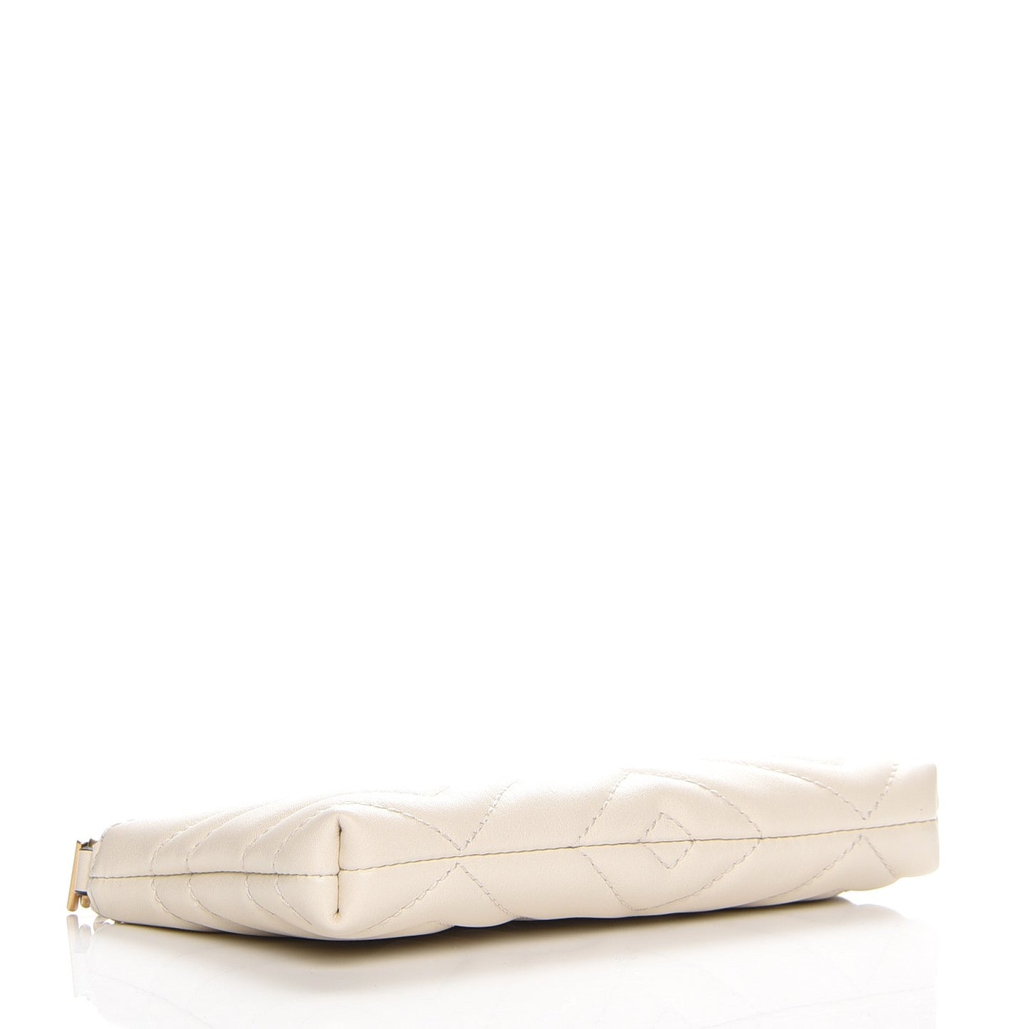 Calfskin Matelasse Mini GG Marmont Chain Bag White