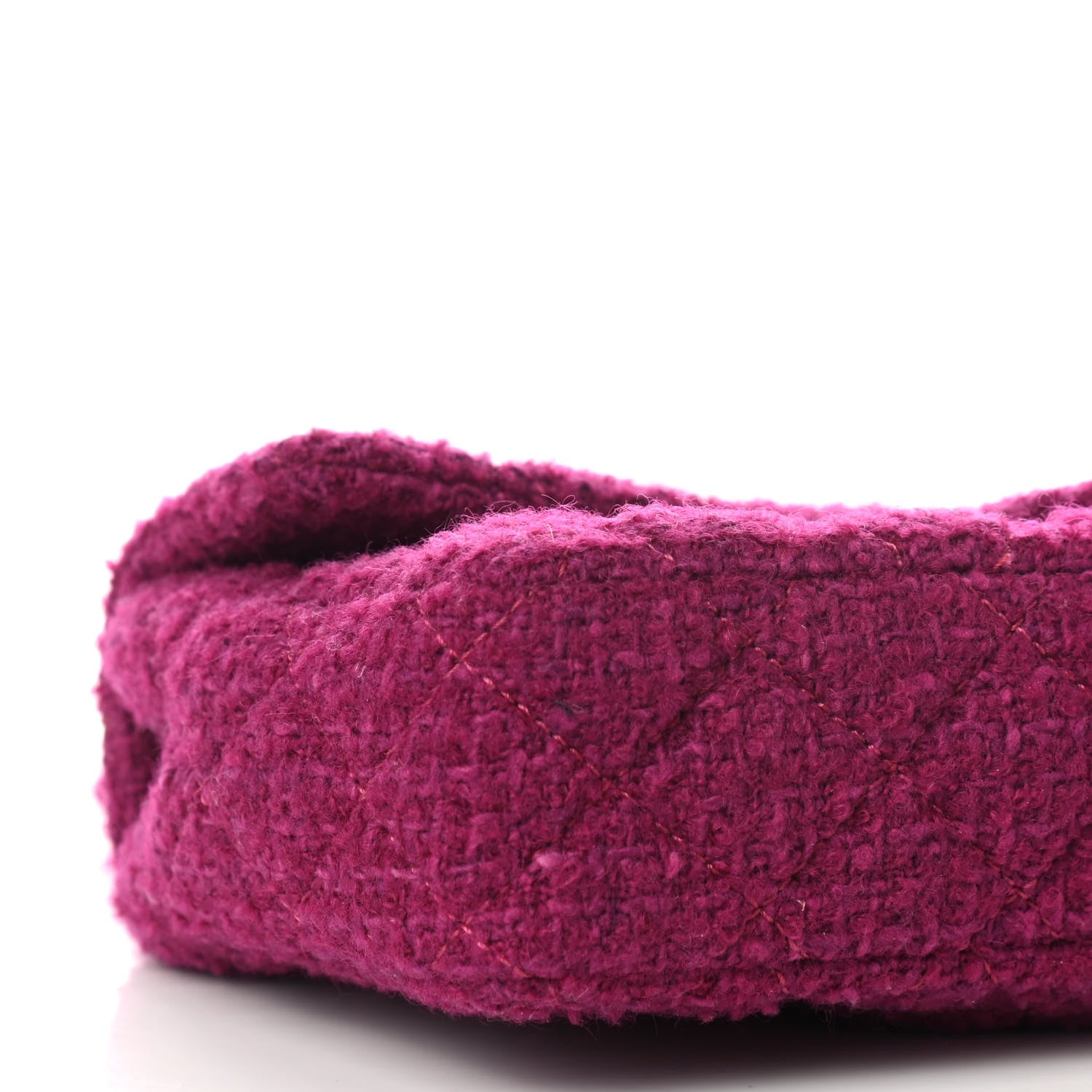 Chanel Tweed East West Flap Fuchsia 8 of 9