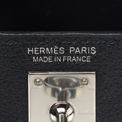 Hermes Chevre Chandra Mini Kelly Sellier 20 Black 5 of 8