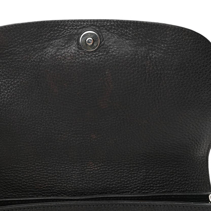 Gucci Pebbled Calfskin Medium Soho Flap Crossbody Black 13 of 14