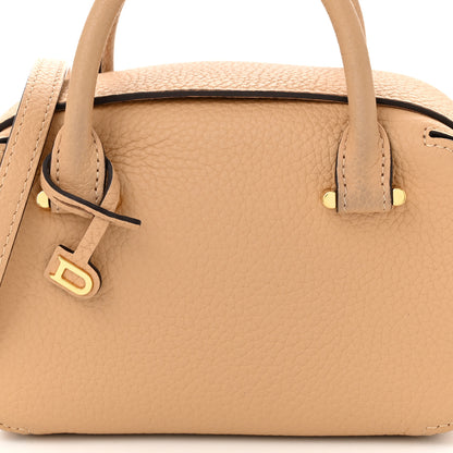 Delvaux Taurillon Soft Nano Cool Box Satchel Latte 8 of 11