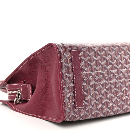 Goyard Goyardine Sac Hardy Pet Carrier PM Burgundy 10 of 14