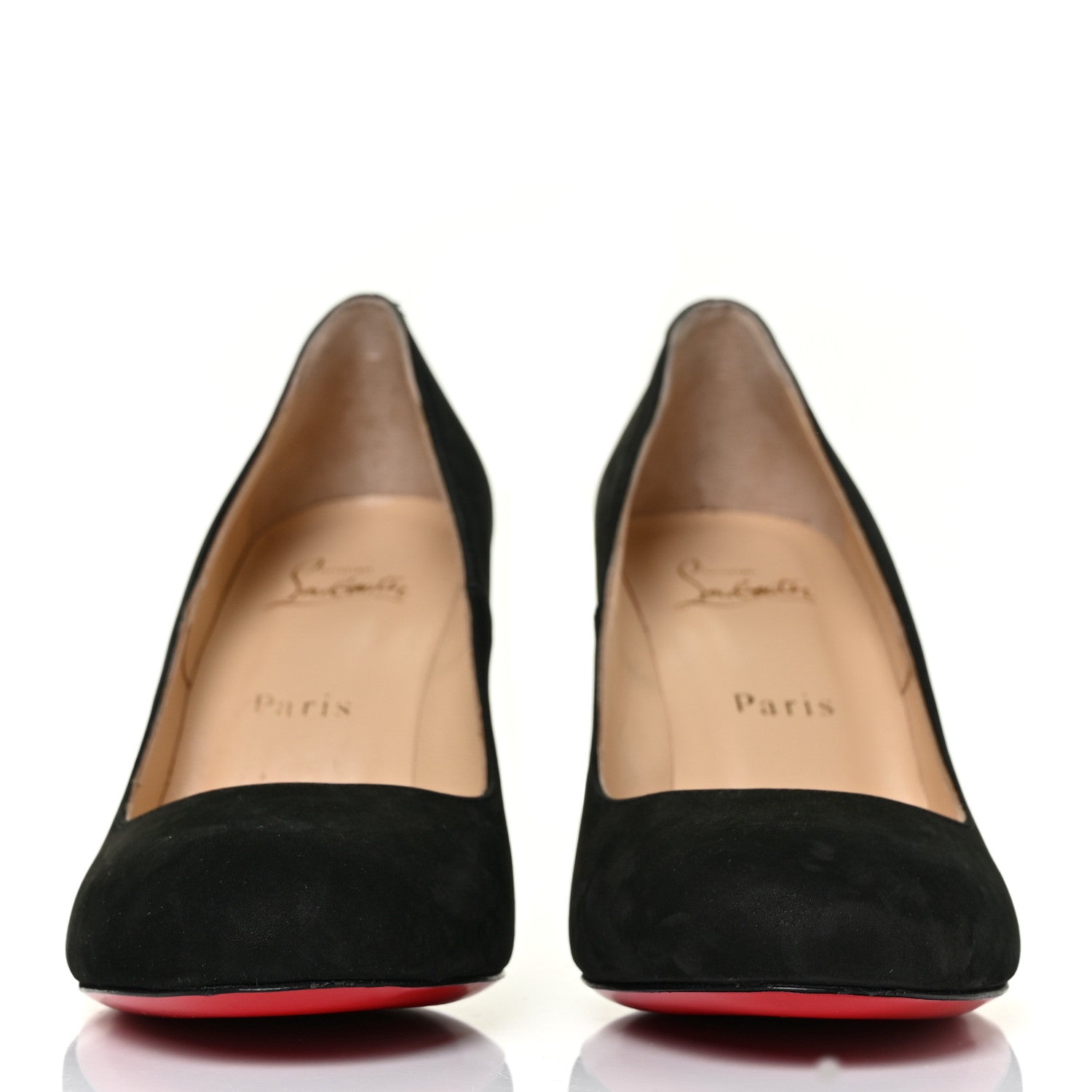 Christian Louboutin Suede Simple 85 Pumps 38 Black 2 of 8