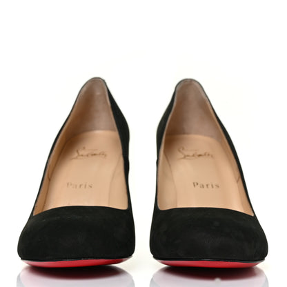 Christian Louboutin Suede Simple 85 Pumps 38 Black 2 of 8