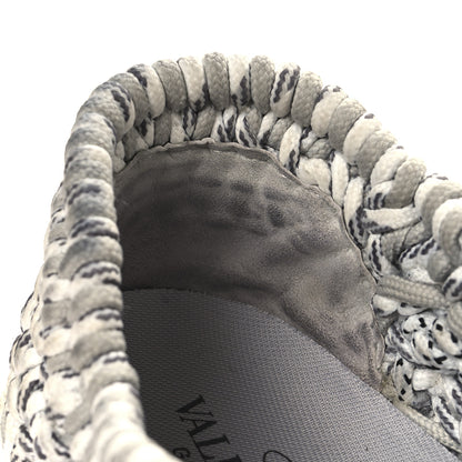 Valentino Garavani Fabric Crochet Mens Low Top Sneakers 44 Pastel Grey 11 of 12