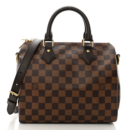 Louis Vuitton Damier Ebene Speedy Bandouliere 25 1 of 12