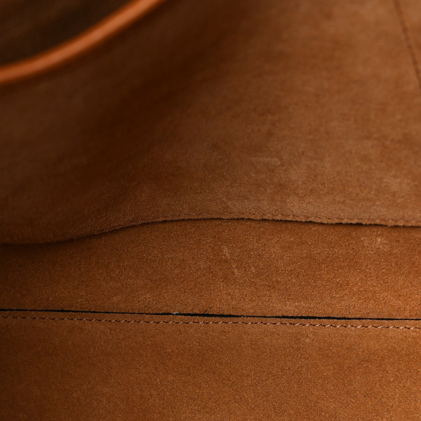 Grained Calfskin Rockstud Shoulder Tote Tan