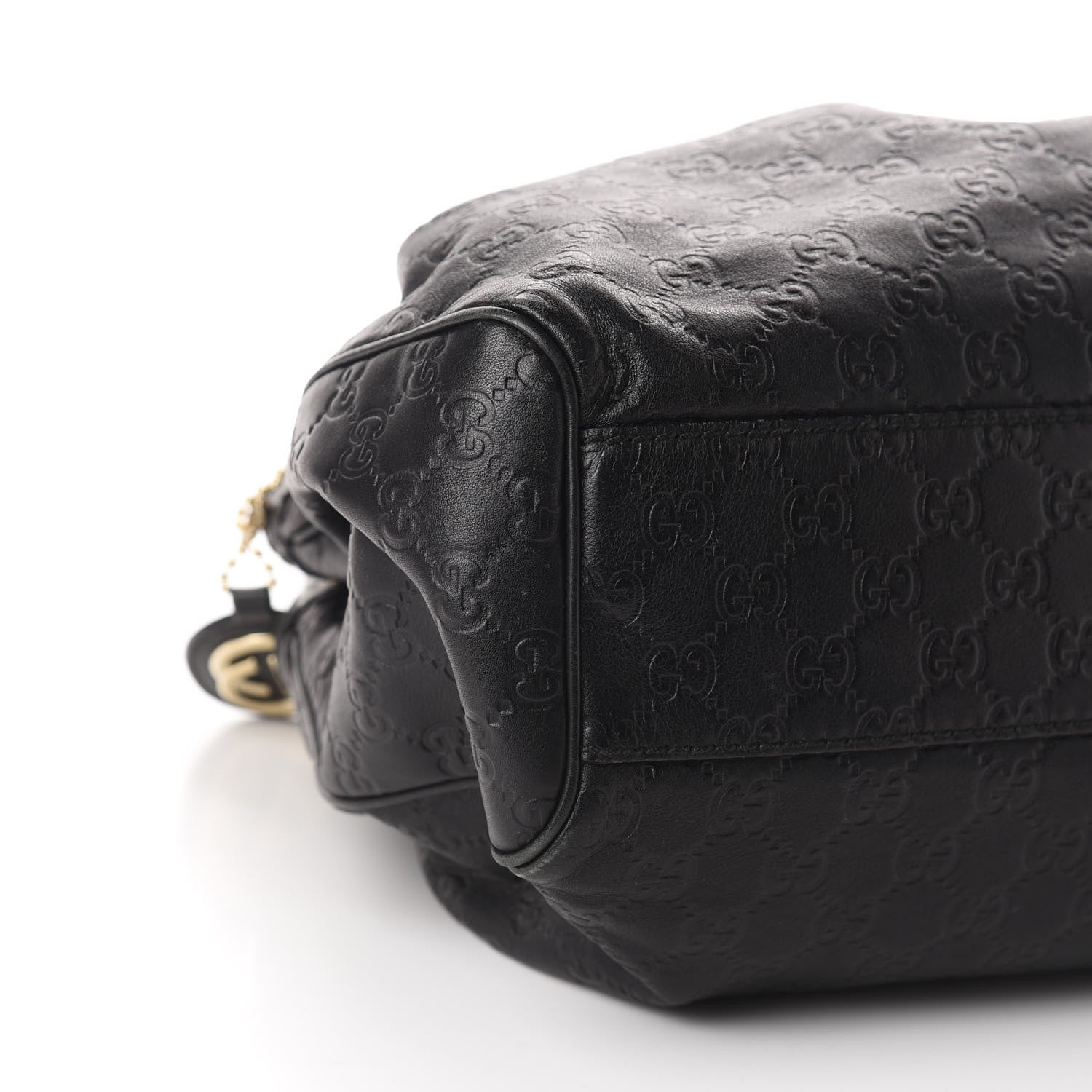Gucci Guccissima Medium Sukey Tote Black 6 of 14