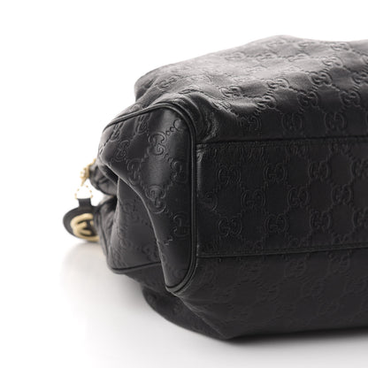 Gucci Guccissima Medium Sukey Tote Black 6 of 14