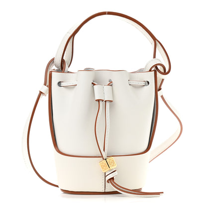 Loewe Calfskin Nano Balloon Bucket Bag Soft White 1 of 9