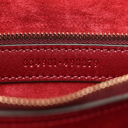 Gucci GG Calfskin Embossed B Medium Shoulder Bag Rose Ancora 7 of 10