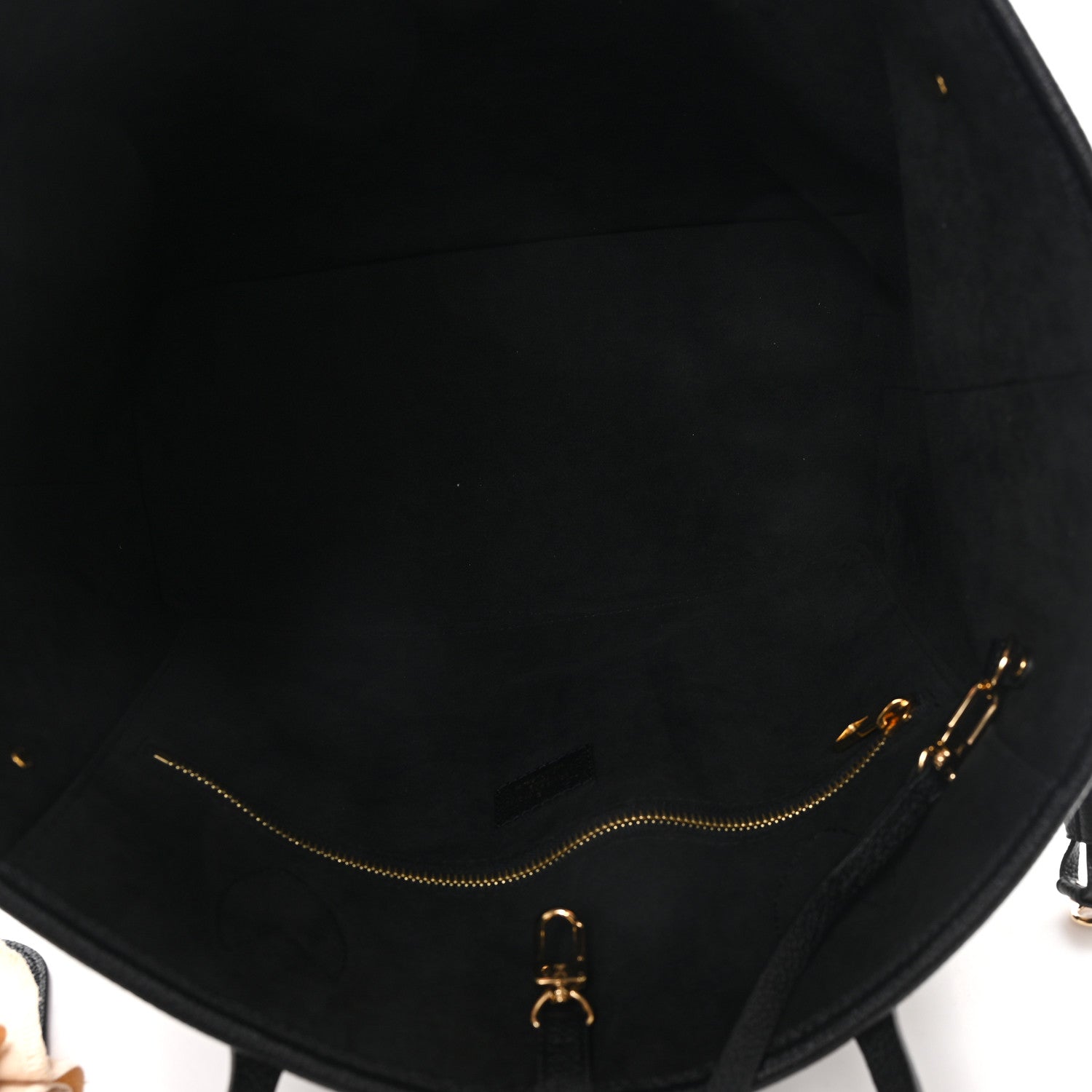 Louis Vuitton Empreinte Monogram Giant Neverfull MM Black Beige 6 of 11