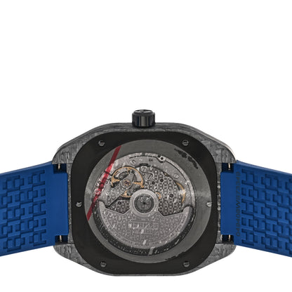 Hermes Glass Fiber Ceramic Rubber 39mm H08 Automatic Watch Bleu Abysse 4 of 5