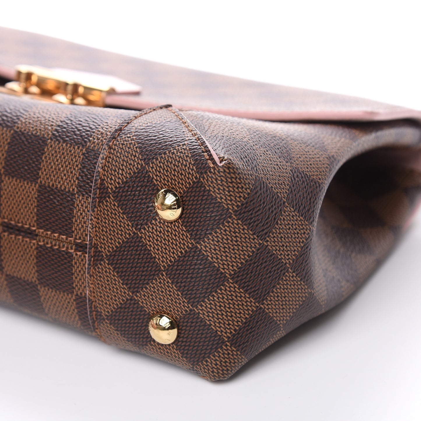 Damier Ebene Caissa Clutch Rose Ballerine