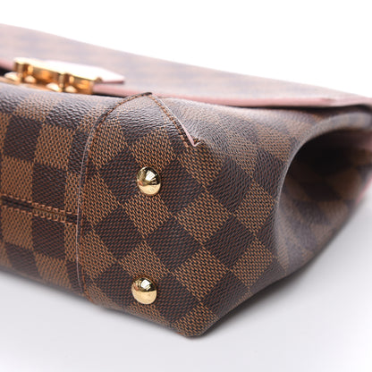 Louis Vuitton Damier Ebene Caissa Clutch Rose Ballerine 8 of 9