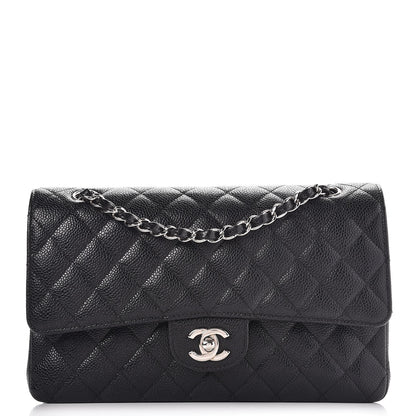 Chanel Caviar Quilted Medium Double Flap Black 1 of 10