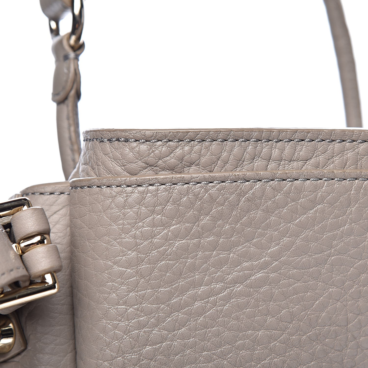Alexander Wang Pebbled Lambskin Diego Bucket Bag Oyster 10 of 10