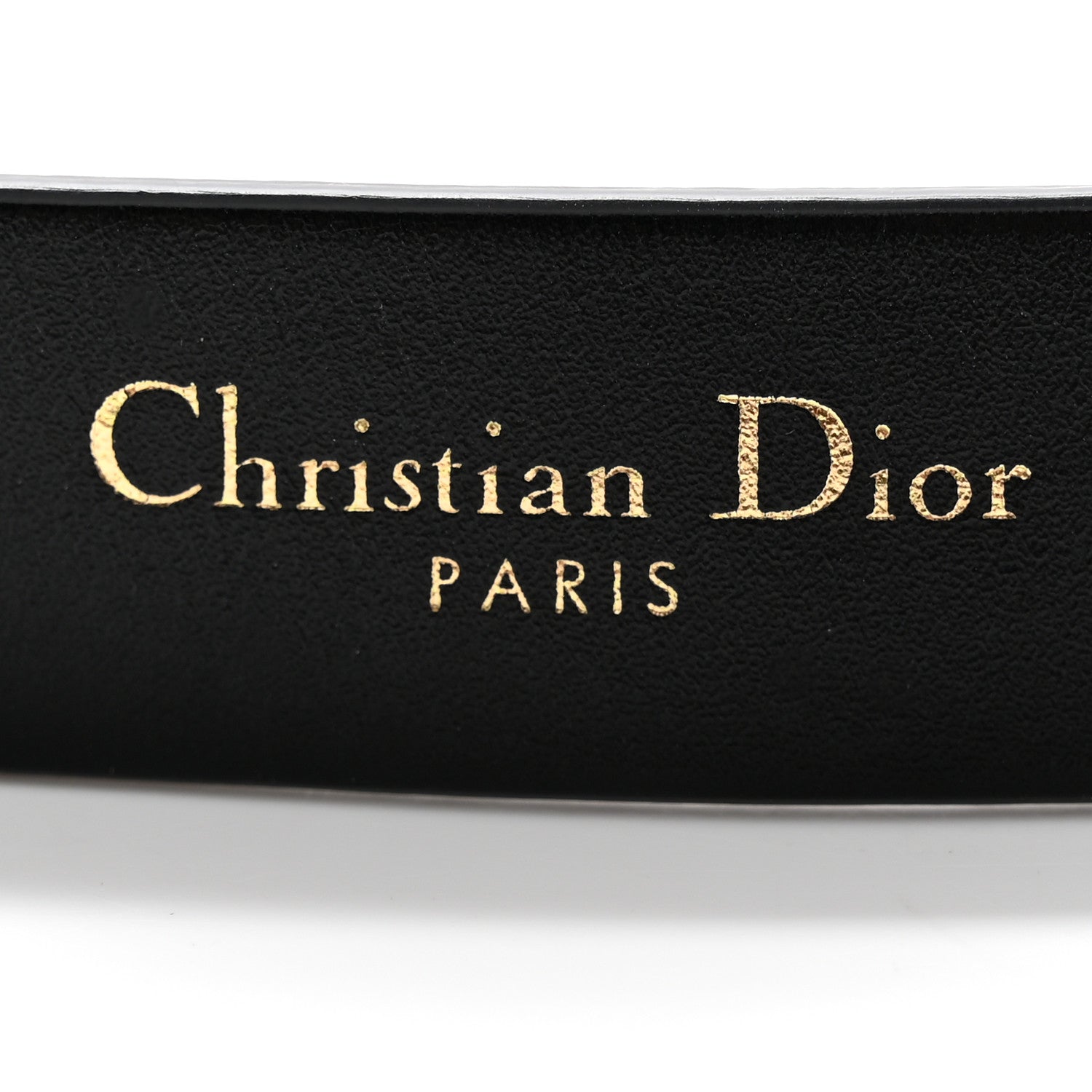 Christian Dior Calfskin Saddle Belt 75 30 Black 5 of 7