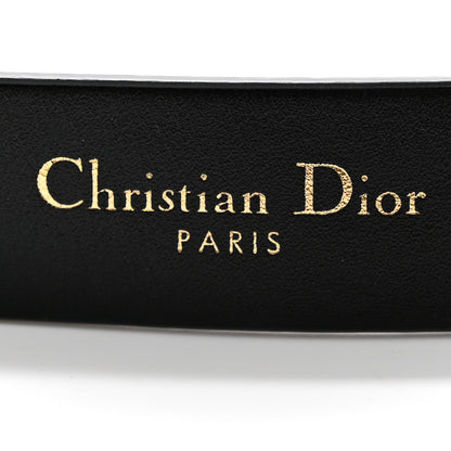 Christian Dior Calfskin Saddle Belt 75 30 Black 5 of 7