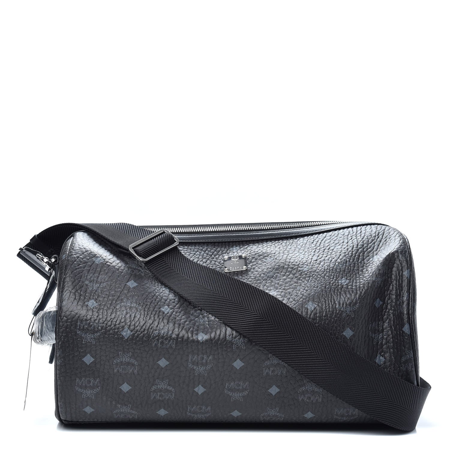 MCM Visetos Surf The Web Large Crossbody Black 1 of 8