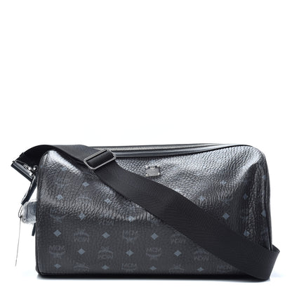 MCM Visetos Surf The Web Large Crossbody Black 1 of 8