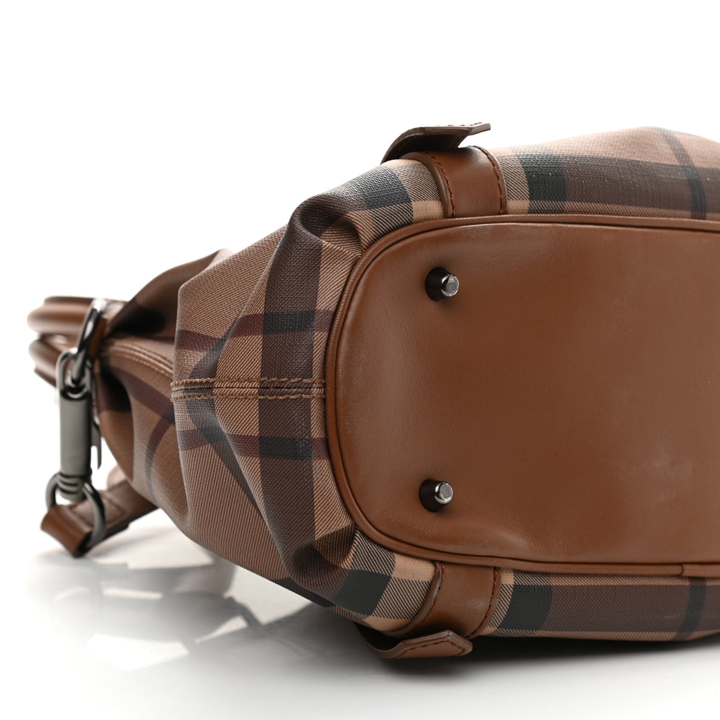 Smoked Check Small Northfield Tote Brown