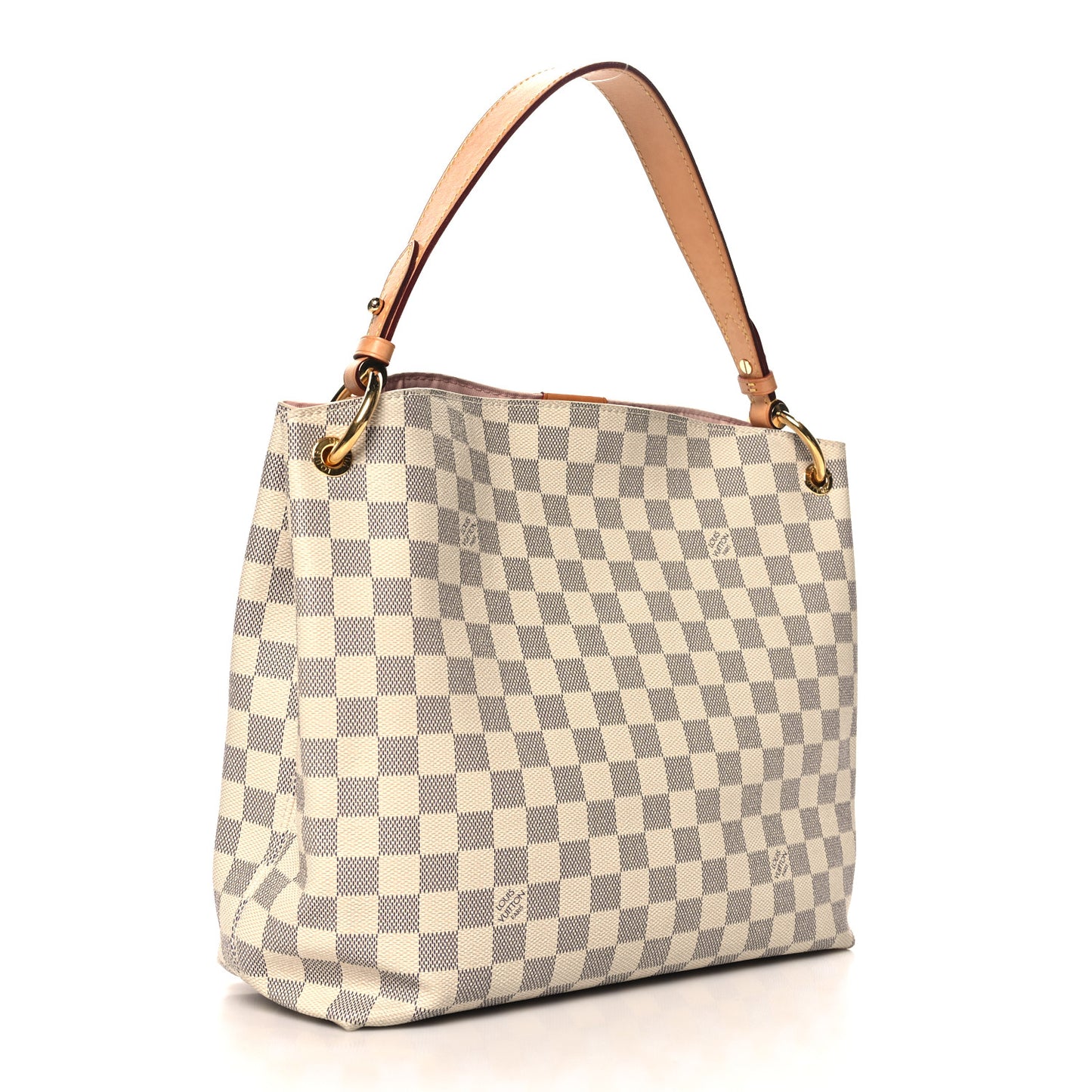 Damier Azur Graceful PM Rose Ballerine
