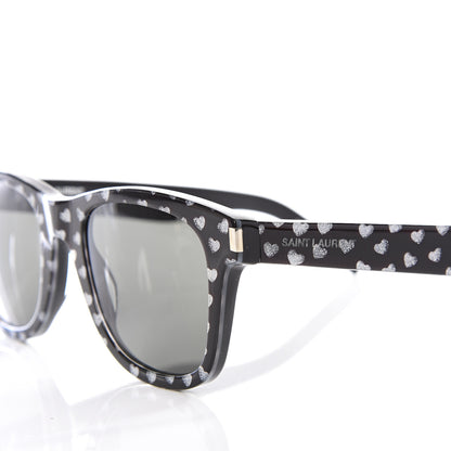 Saint Laurent Square Heart Sunglasses SL51 Black 7 of 8