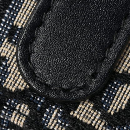 Christian Dior Oblique Saddle Bag Blue 12 of 12