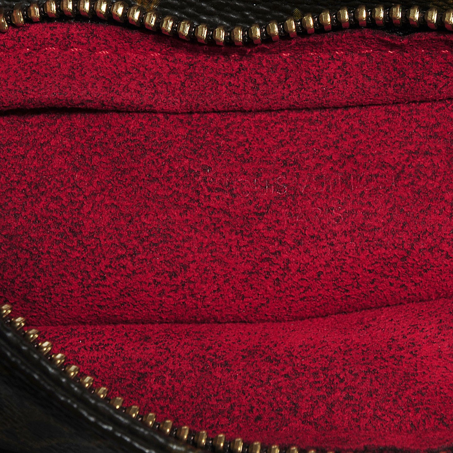 Monogram Partition Clutch
