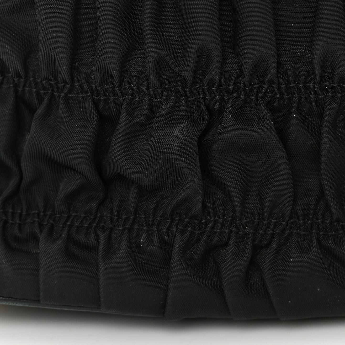 Tessuto Nylon Gaufre Small Tote Black