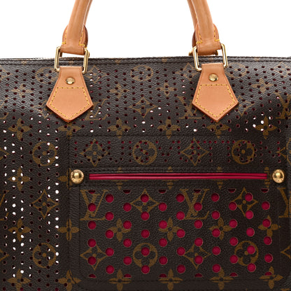 Louis Vuitton Monogram Perforated Speedy 30 Fuchsia 8 of 11