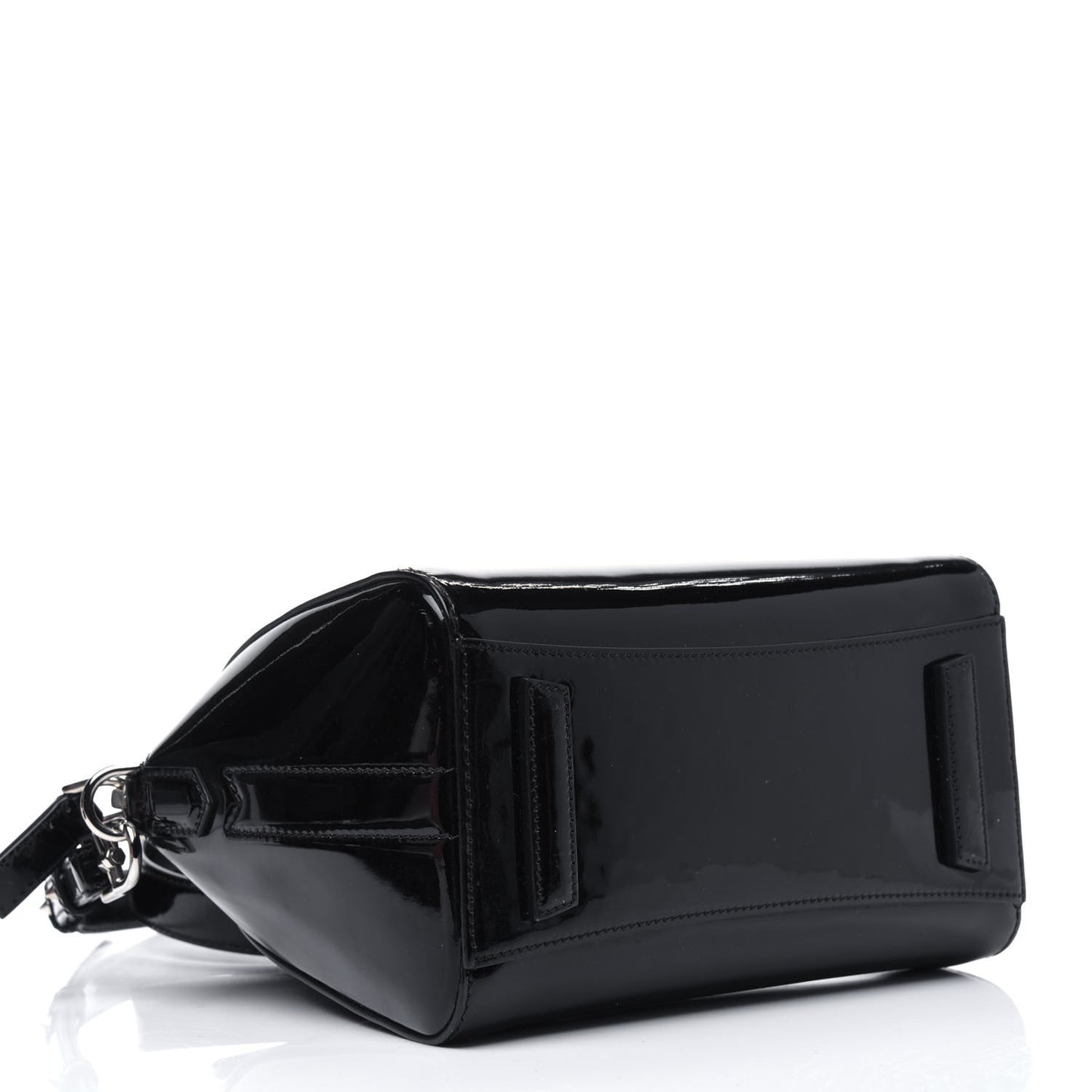 Patent Calfskin Mini Antigona Black