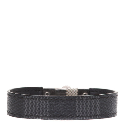 Louis Vuitton Damier Graphite Check It Reversible Bracelet 21 3 of 4