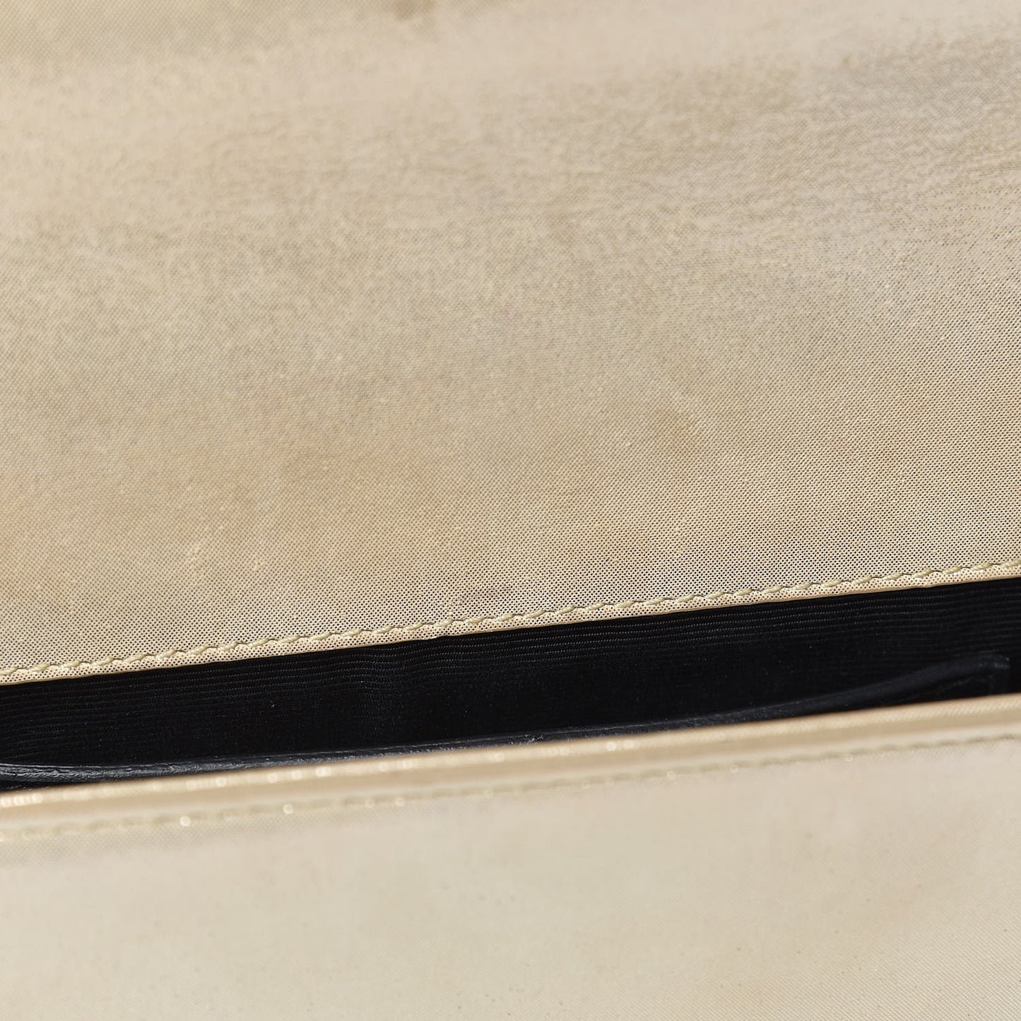 Metallic Fabric Medium Monogram Kate Satchel Gold