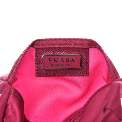 Prada Tessuto Nylon Cosmetic Pouch Bag Dalia Pink 6 of 7