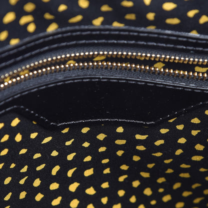 Louis Vuitton Vernis Kusama Infinity Dots Lockit MM Yellow 6 of 7